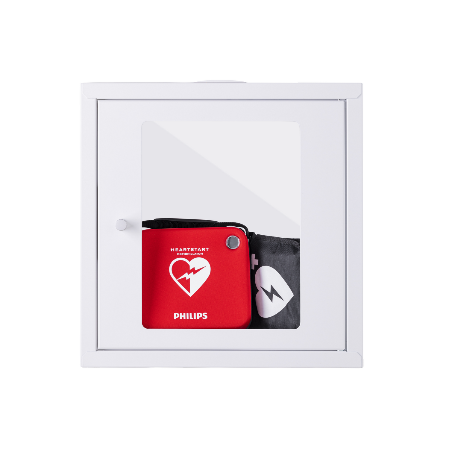 Indoor_Cabinet_White_with_HS1_AED - ProCardio