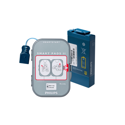 AED pakket: Philips FRx AED met Aivia 210 buitenkast - 861304/X2A210-XX100