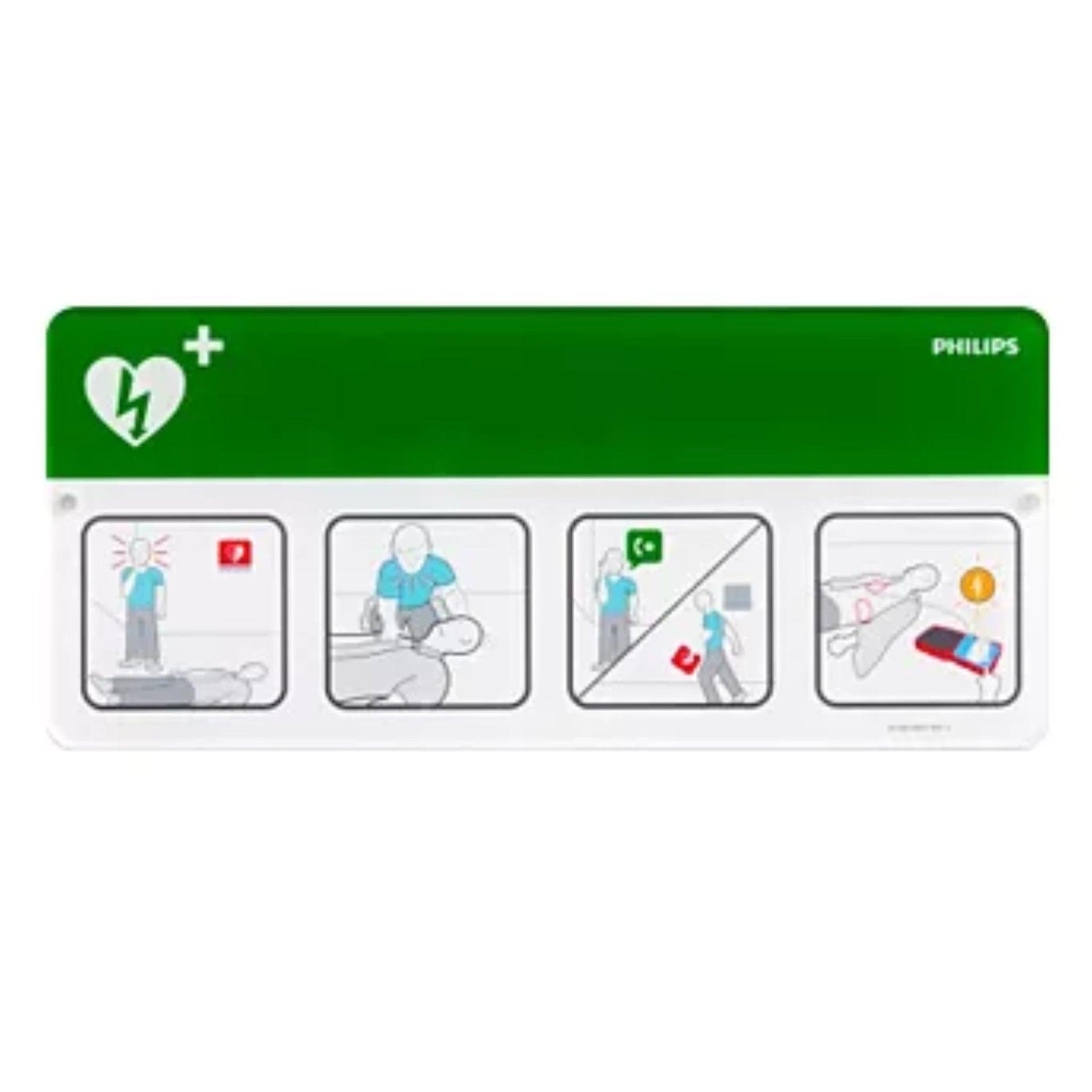 AED bewustzijnkaart (groen)- 989803170911 - ProCardio - 989803170911
