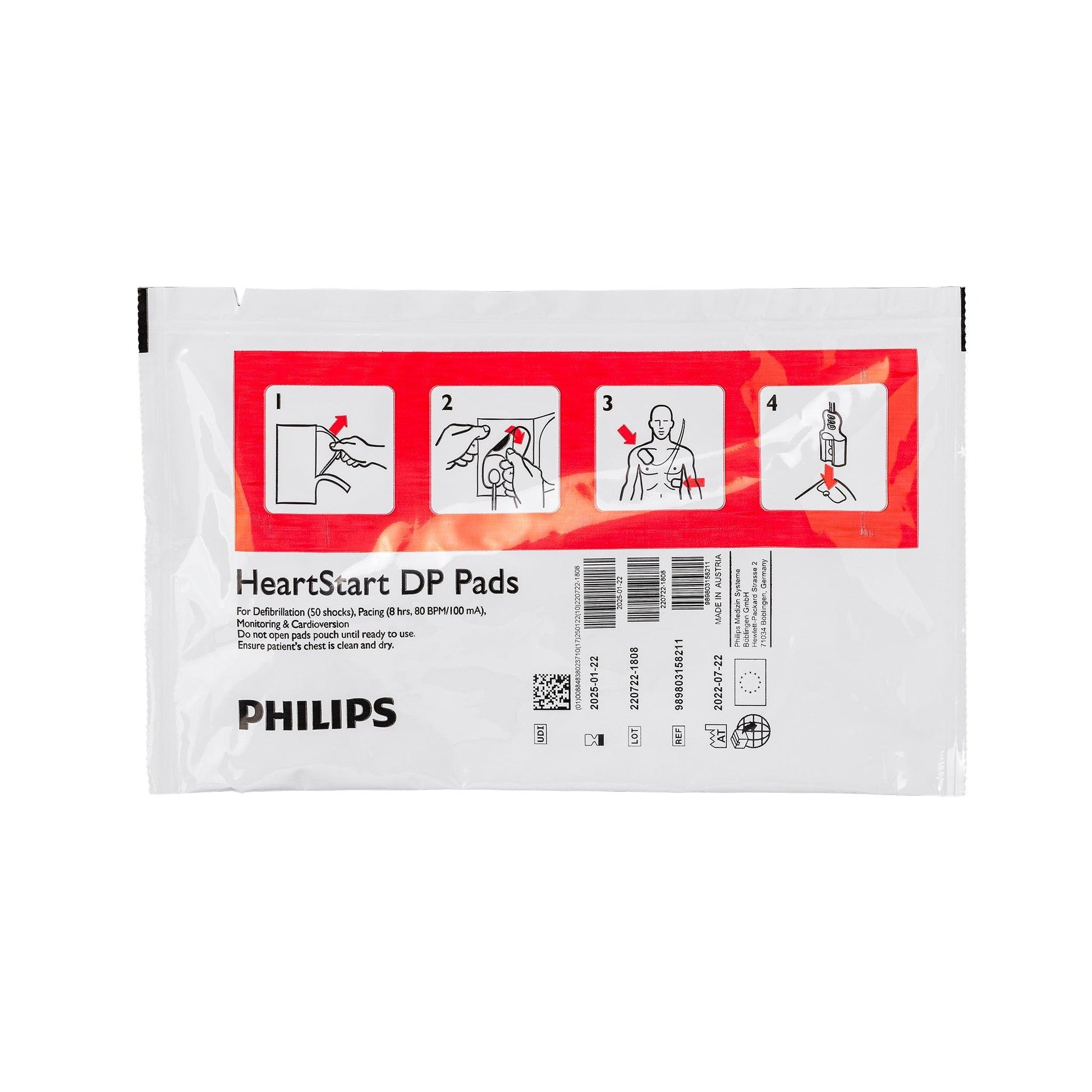 Philips Heartstart- elektroden FR2 - 989803158211 - ProCardio - 989803158211